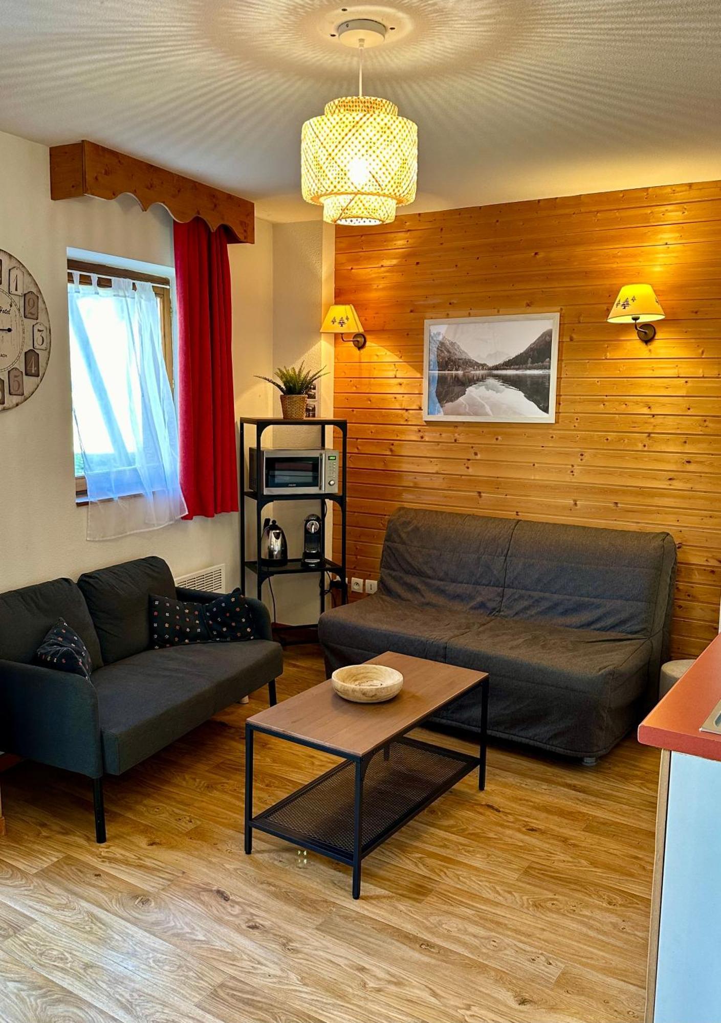 Charmant Appartement Confortable Pour 6 Personnes 40M2 Pied Pistes, Piscine, Wifi, Parking Шамрус Екстериор снимка