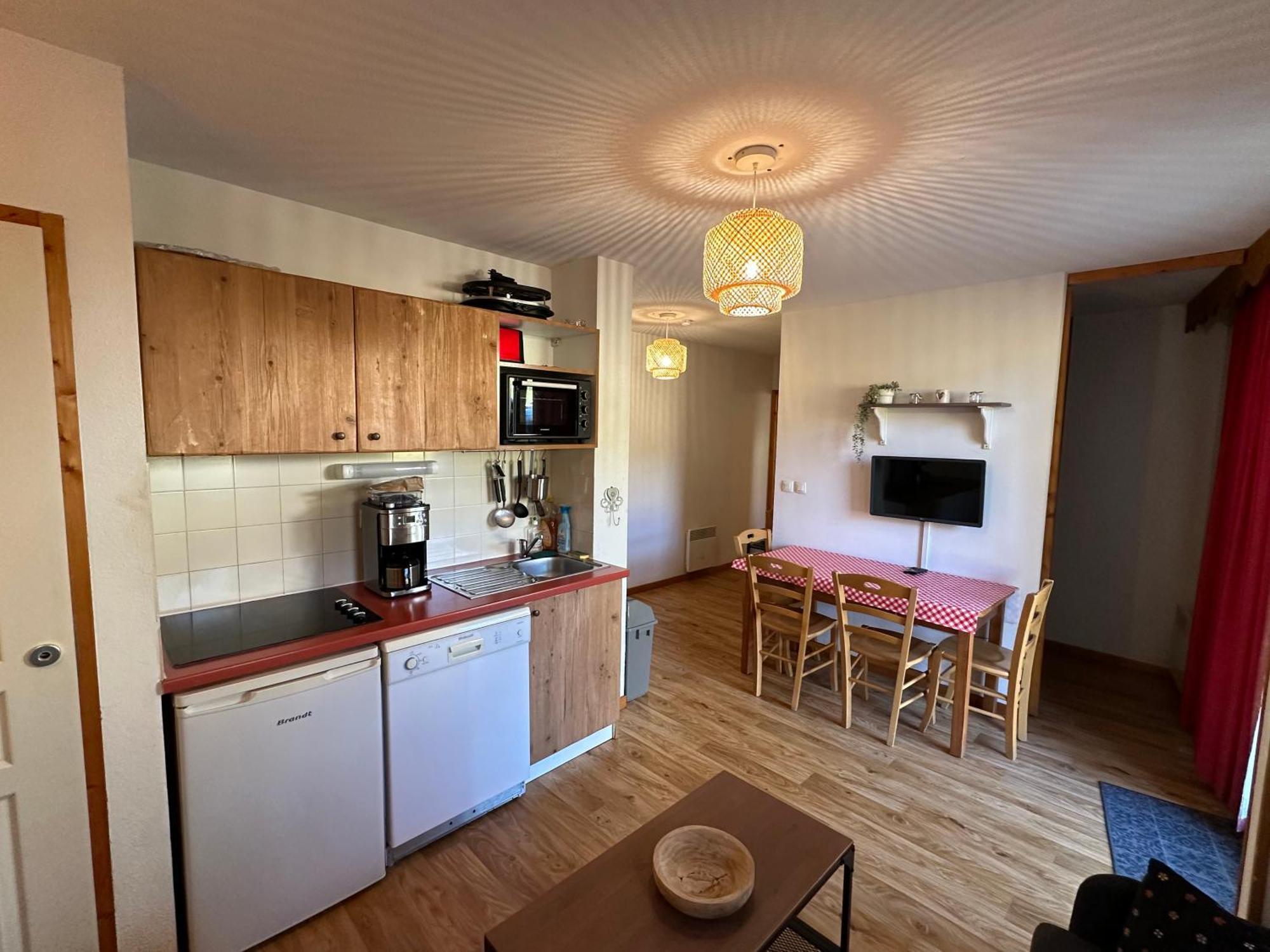 Charmant Appartement Confortable Pour 6 Personnes 40M2 Pied Pistes, Piscine, Wifi, Parking Шамрус Екстериор снимка
