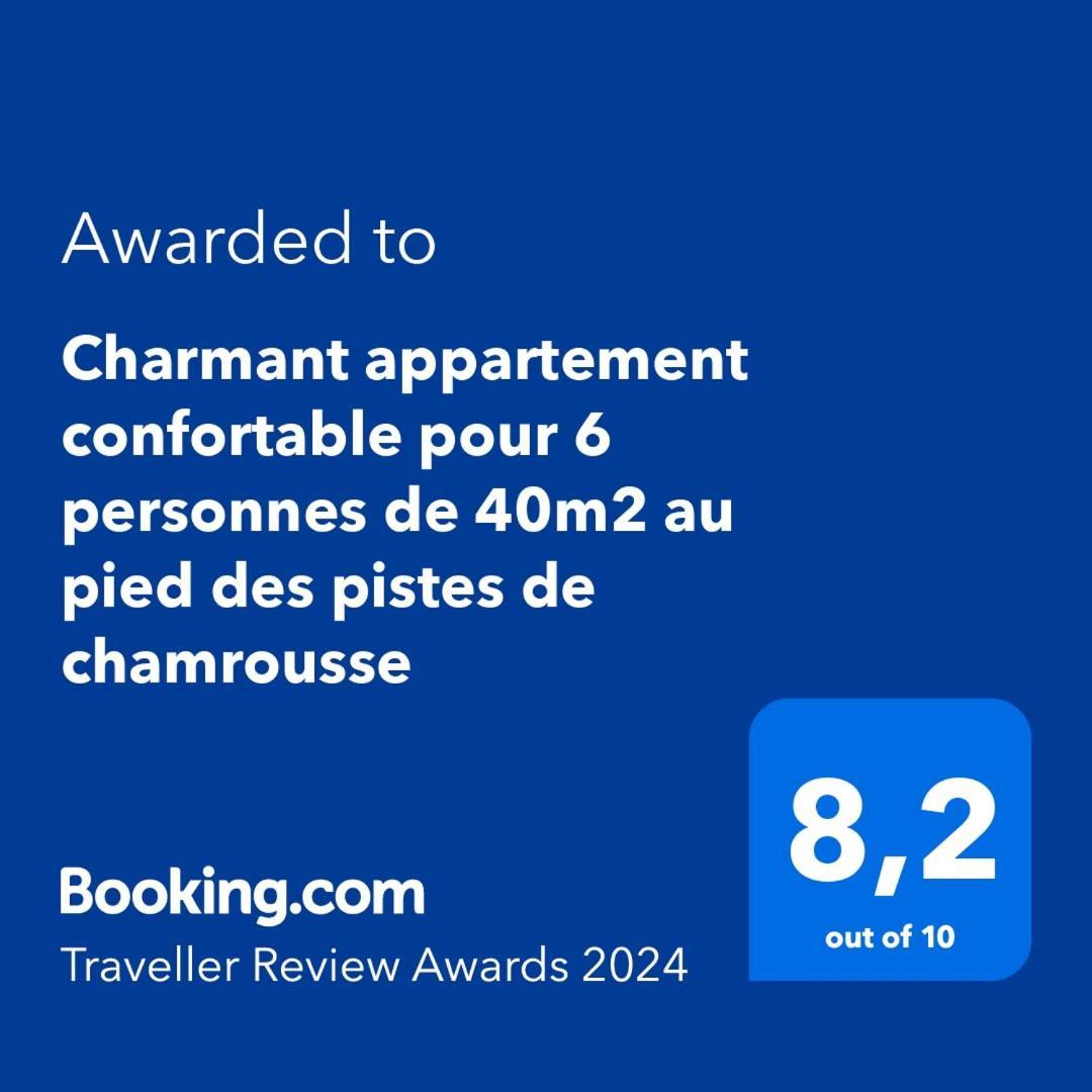 Charmant Appartement Confortable Pour 6 Personnes 40M2 Pied Pistes, Piscine, Wifi, Parking Шамрус Екстериор снимка